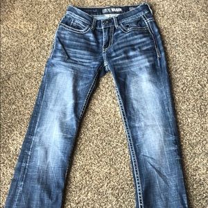 Men’s buckle jeans